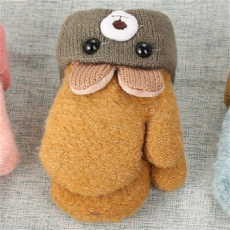 2019 New Lovely Children Winter Warm Cartoon Bear Knit Mittens Boy/Girls Knit Kids Soft Mittens Gloves
2019 New Lovely Children Winter Warm Cartoon Bear Knit Mittens Boy/Girls Knit Kids Soft Mittens Gloves
