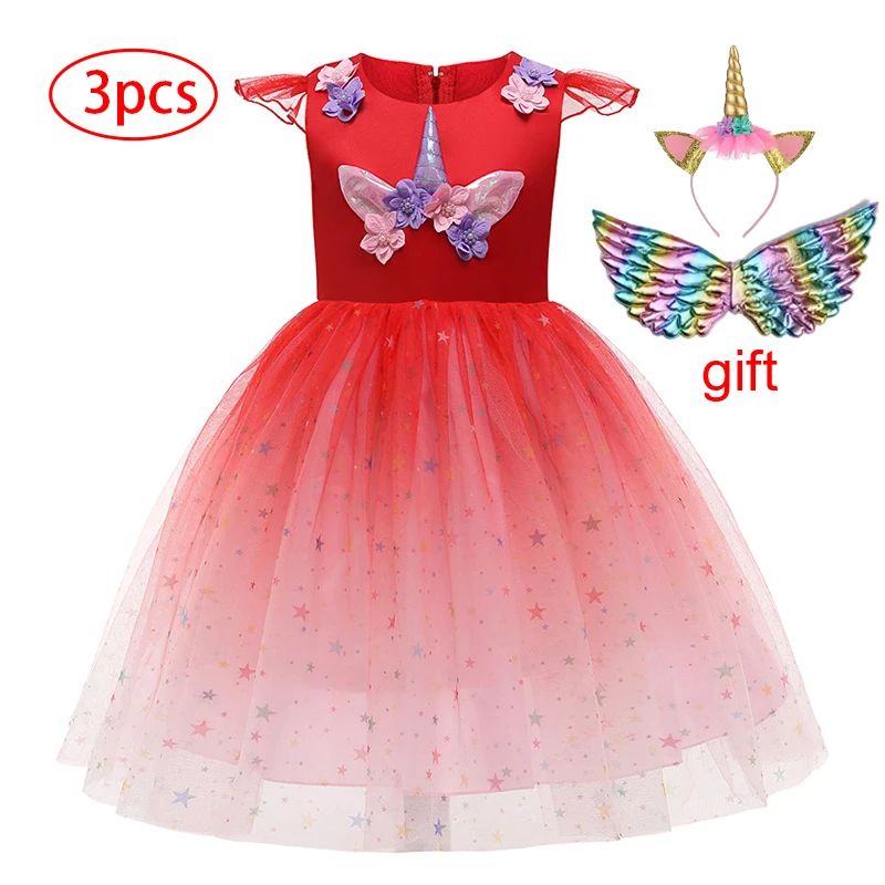 Summer And Winter New Girls Unicorn Print Dress Flower Girl Wedding Birthday Party Dresses Unicorn Role Dance Performance Dress
Summer And Winter New Girls Unicorn Print Dress Flower Girl Wedding Birthday Party Dresses Unicorn Role Dance Performance Dress