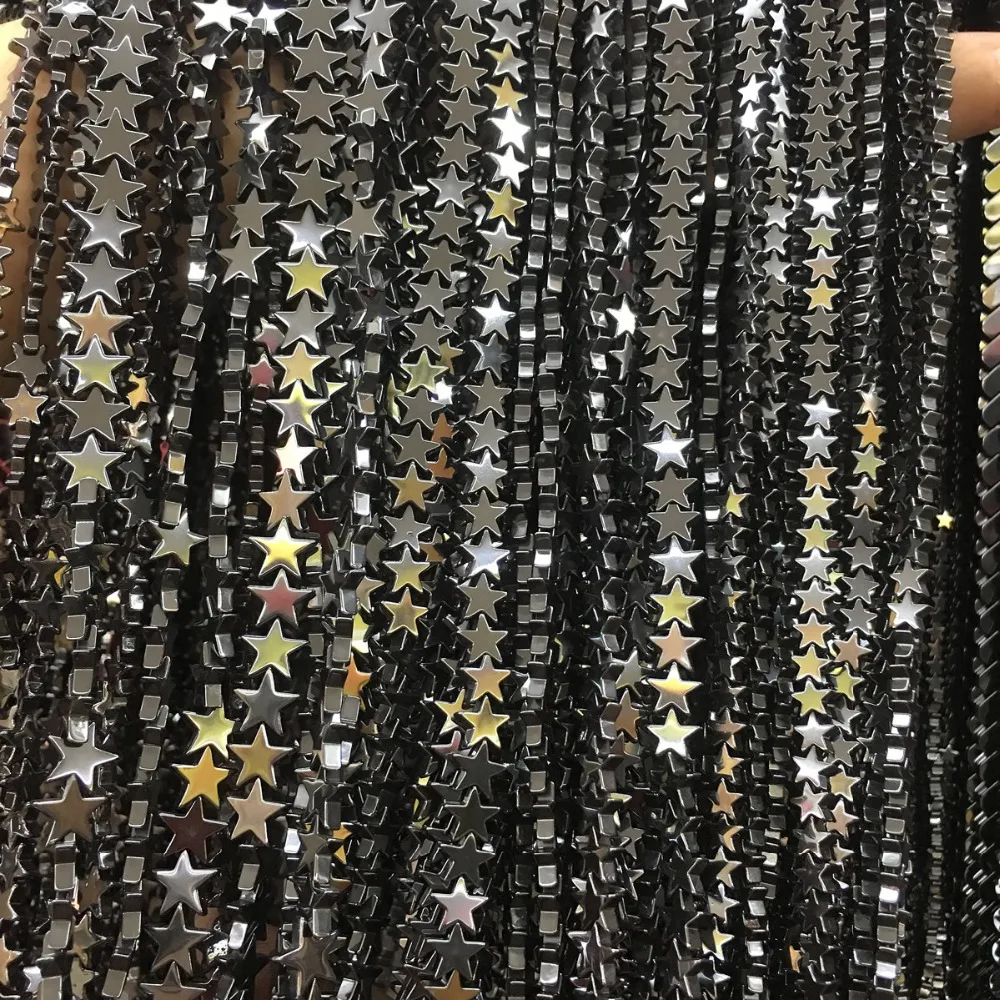 Natural Stone Beading Bright Five-pointed Star Hematite Beaded Loose Beads For Jewelry Making Necklace DIY Bracelet Accessories
Natural Stone Beading Bright Five-pointed Star Hematite Beaded Loose Beads For Jewelry Making Necklace DIY Bracelet Accessories