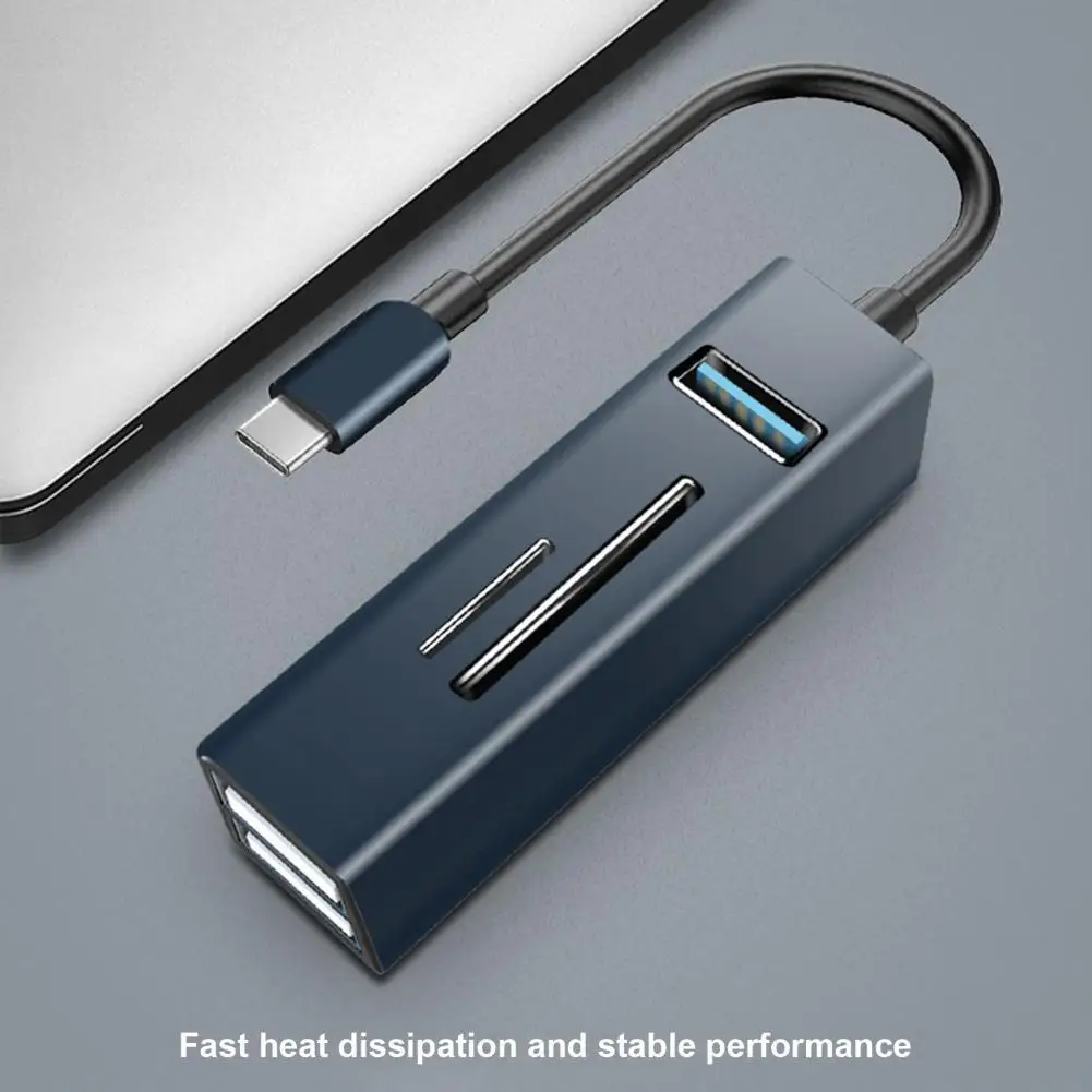 USB-концентратор 5 в 1 с кардридером для SD/TF-карт | Компьютеры и офис