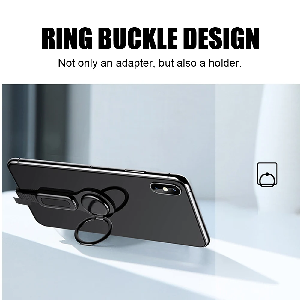 2 in 1 Type-C Interface Audio Charging Ring Buckle Adapter Compatible with Bluetoothtype-c
2 in 1 Type-C Interface Audio Charging Ring Buckle Adapter Compatible with Bluetoothtype-c