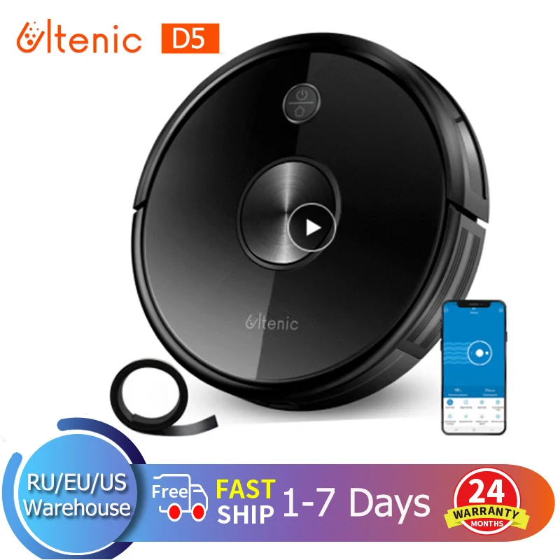 Ultenic D5 Robot Vacuum Cleaner Sweep and Wet Mopping 2 in 1 for Floor and Carpet 2200Pa Strong Suction Smart Home Applicance
Ultenic D5 Robot Vacuum Cleaner Sweep and Wet Mopping 2 in 1 for Floor and Carpet 2200Pa Strong Suction Smart Home Applicance