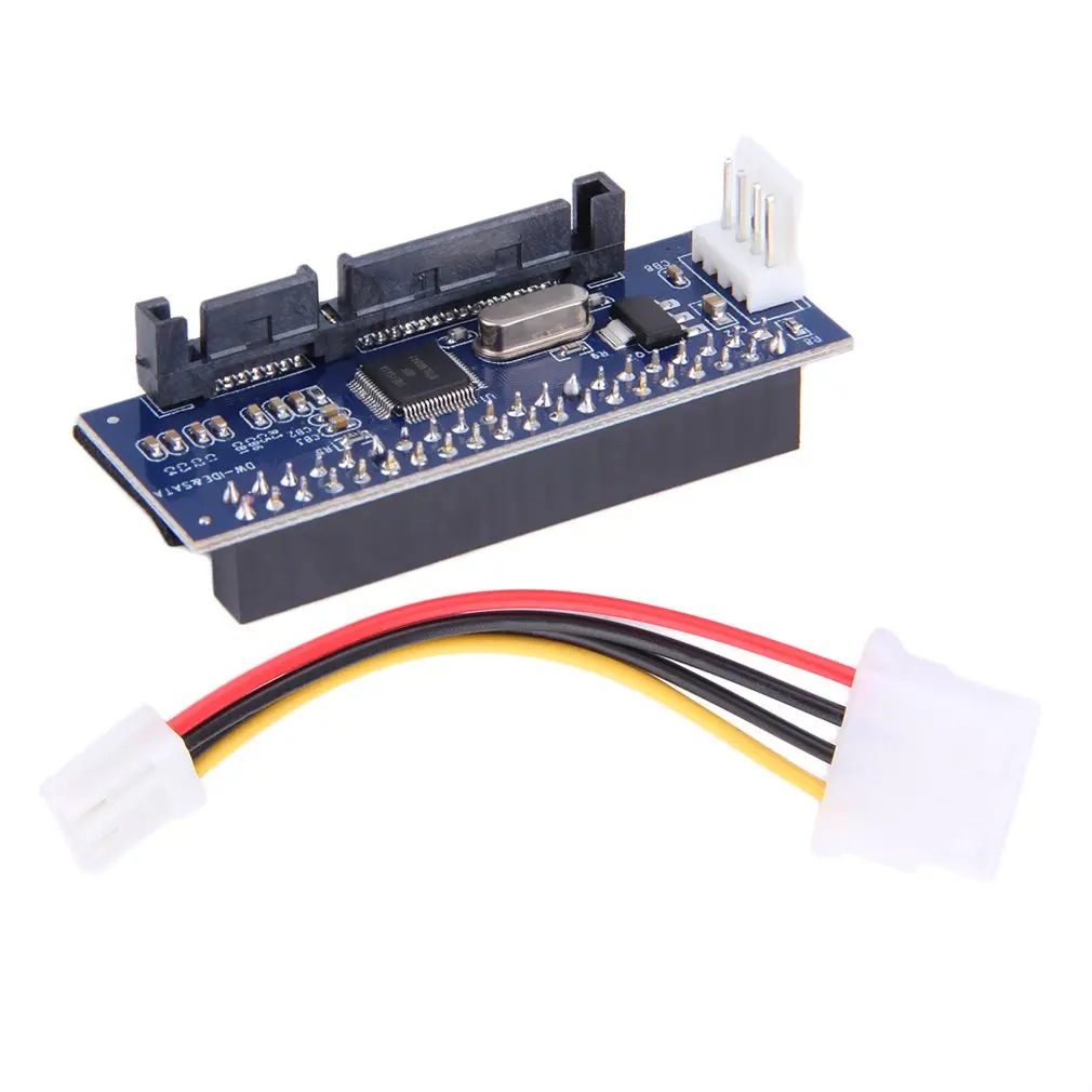 3.5 HDD IDE/PATA to SATA Converter Card Adapter for IDE 40-pin HardDrive Disk DVD Burner to SATA 7pin Data Motherboard Cable
3.5 HDD IDE/PATA to SATA Converter Card Adapter for IDE 40-pin HardDrive Disk DVD Burner to SATA 7pin Data Motherboard Cable