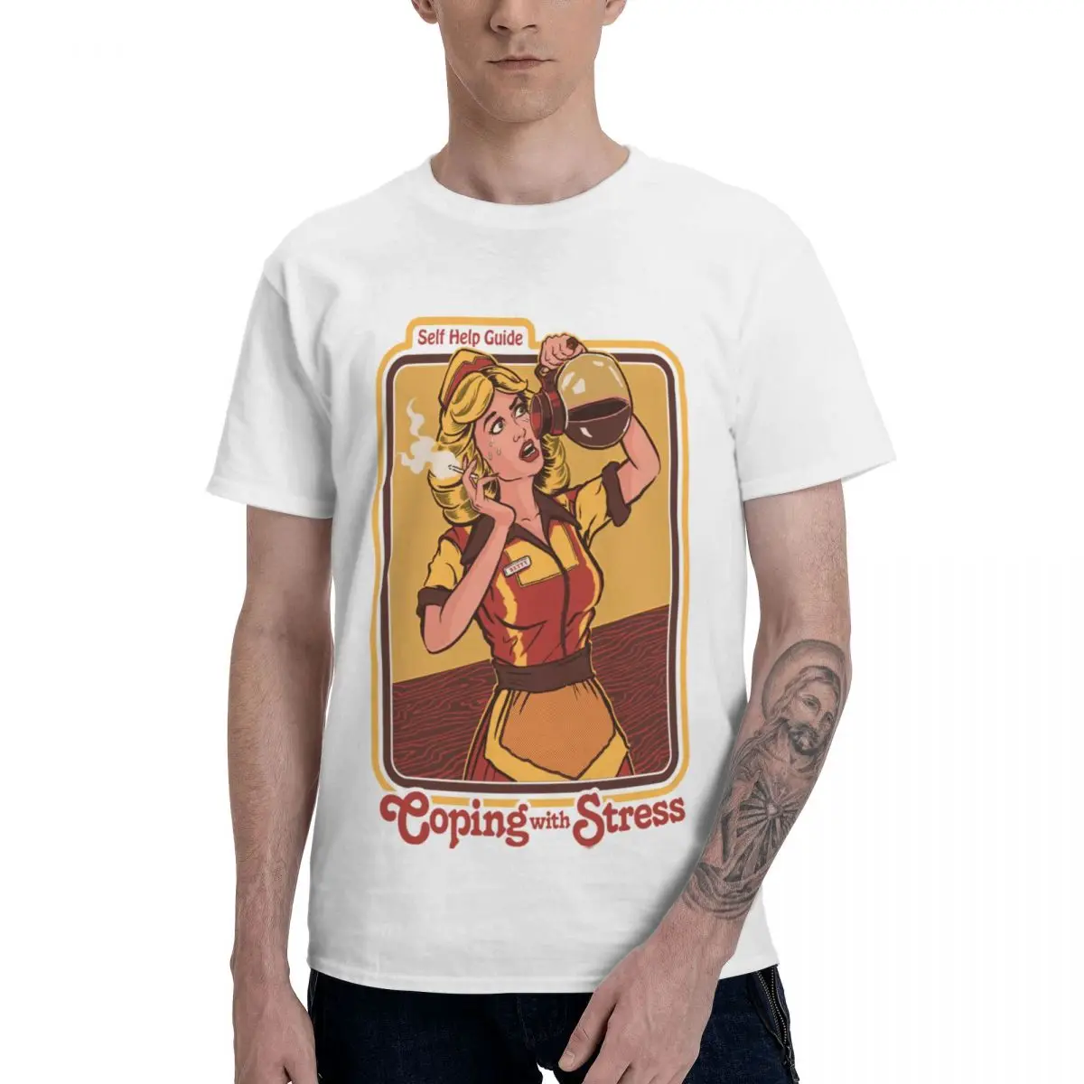 Coping With Stress T-Shirt Pure Cotton Round Neck Men T-Shirts Short Long Sleeve Plus Size Gift Tee Hoodie Four Seasons US Size
Coping With Stress T-Shirt Pure Cotton Round Neck Men T-Shirts Short Long Sleeve Plus Size Gift Tee Hoodie Four Seasons US Size