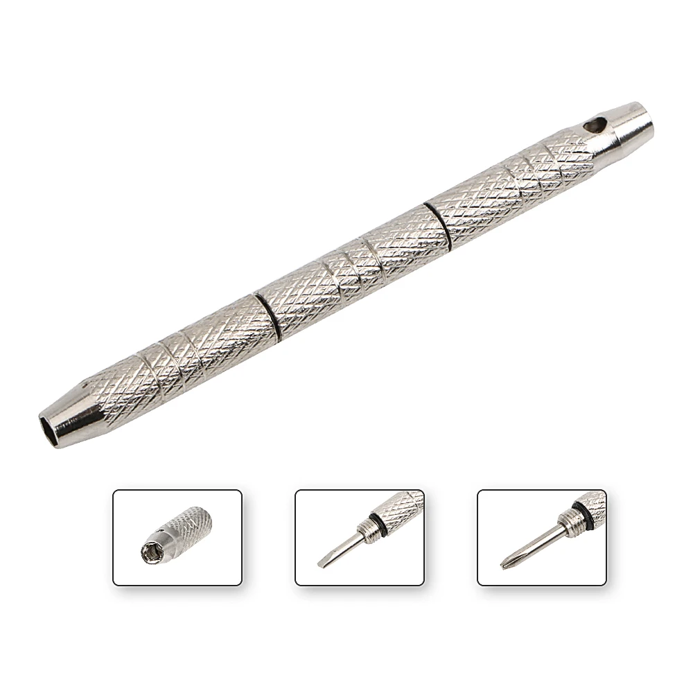Watch Glasses Repair Tool 4 In 1Screwdriver Hand Tool Phillips and Slotted Screwdriver Combination Alloy Mini
Watch Glasses Repair Tool 4 In 1Screwdriver Hand Tool Phillips and Slotted Screwdriver Combination Alloy Mini