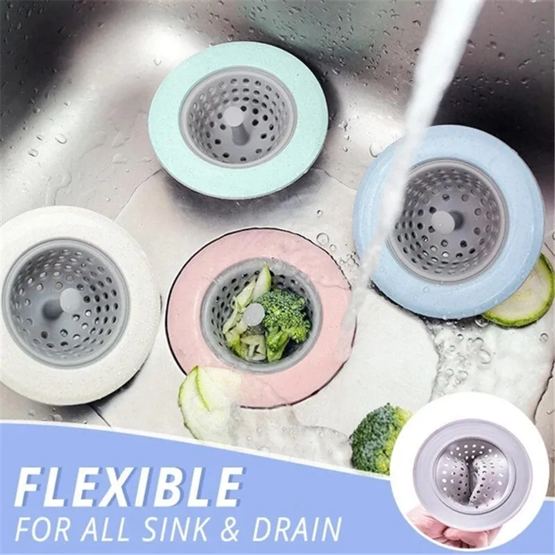 Anti Clog Flexible Sink Strainer 4 Pcs Kitchen Basket Catcher 4.3 Inch Wide Rim Perfect for Most Sink Drains J8
Anti Clog Flexible Sink Strainer 4 Pcs Kitchen Basket Catcher 4.3 Inch Wide Rim Perfect for Most Sink Drains J8