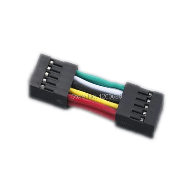 1007 22AWG 10 см 5P 2 54 мм Женский Dupont линейный провод Перемычка кабель 5pin шаг