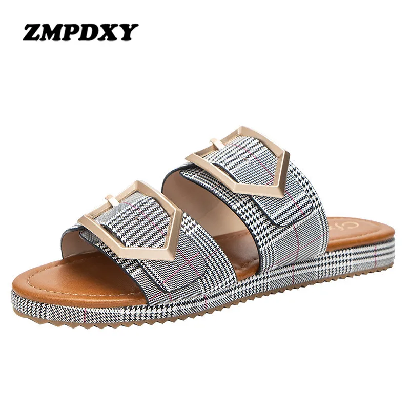Summer Women Slides Low Heel Slip On Slippers Fashion Brand Open Toe Leather Flat Sandals Female Outdoor Casual Flip Flops
Summer Women Slides Low Heel Slip On Slippers Fashion Brand Open Toe Leather Flat Sandals Female Outdoor Casual Flip Flops