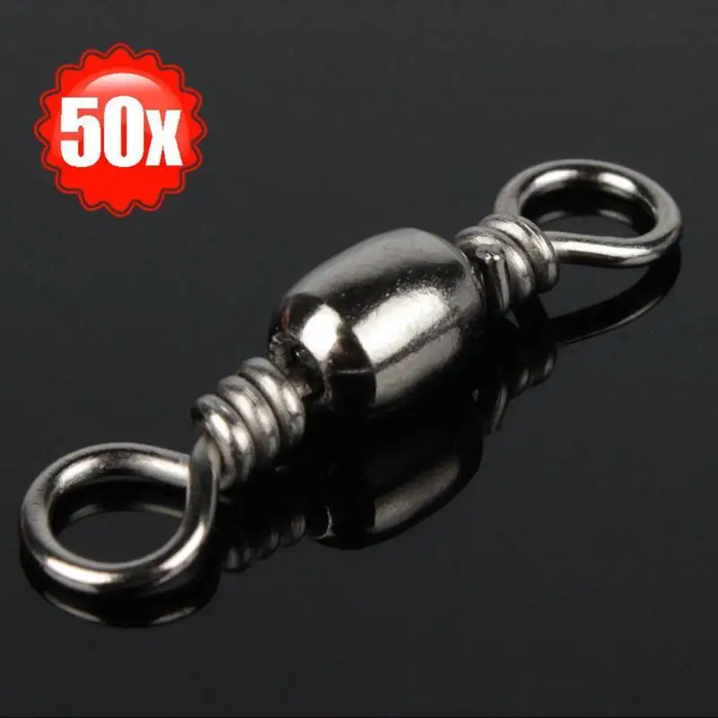 100x 50x #6 Barrel Fishing Swivel Strong Fishing Line Connector Fishing Pin Solid Rings New Fishing Tools Outdoor
100x 50x #6 Barrel Fishing Swivel Strong Fishing Line Connector Fishing Pin Solid Rings New Fishing Tools Outdoor