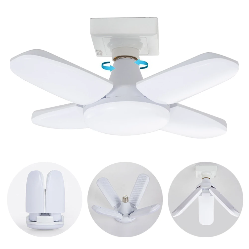 Mini Folding LED Bulb E27 Led Lamp Ceiling Fan lamp Led Light 220V Foldable Fan Blade Angle Adjustable Light Bulb lampara techo
Mini Folding LED Bulb E27 Led Lamp Ceiling Fan lamp Led Light 220V Foldable Fan Blade Angle Adjustable Light Bulb lampara techo
