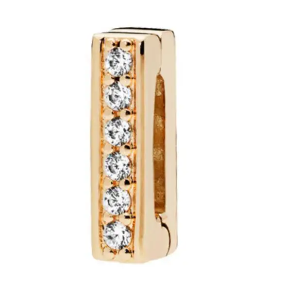 Genuine 925 Sterling Silver Bead Charm Gold Reflexions Timeless Sparkle Clip Beads Fit Pan Bracelet & Bangle Diy Jewelry
Genuine 925 Sterling Silver Bead Charm Gold Reflexions Timeless Sparkle Clip Beads Fit Pan Bracelet & Bangle Diy Jewelry