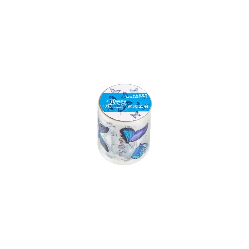 Vintage Colorful Butterfly Frosted Masking Tape Sticker PET Junk Journal Decorative Tape Sticker Scrapbooking Diary Album Tape 
Vintage Colorful Butterfly Frosted Masking Tape Sticker PET Junk Journal Decorative Tape Sticker Scrapbooking Diary Album Tape