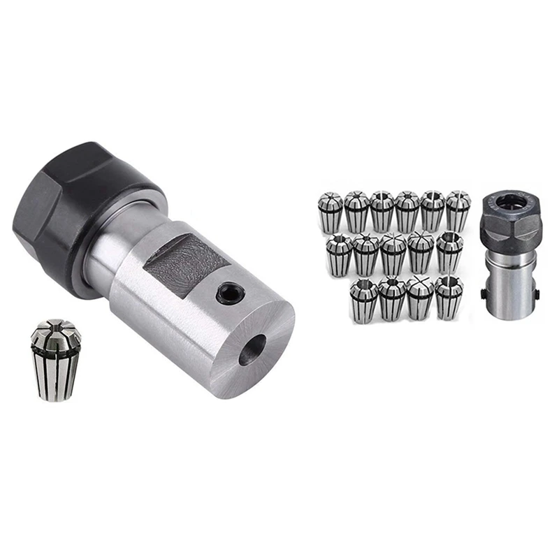 1Set Er11 5Mm Motor Shaft Collet Chuck Spindle Extension Rod Inner & 15Pcs Er11 1-7Mm Spring Chuck Collet
1Set Er11 5Mm Motor Shaft Collet Chuck Spindle Extension Rod Inner & 15Pcs Er11 1-7Mm Spring Chuck Collet