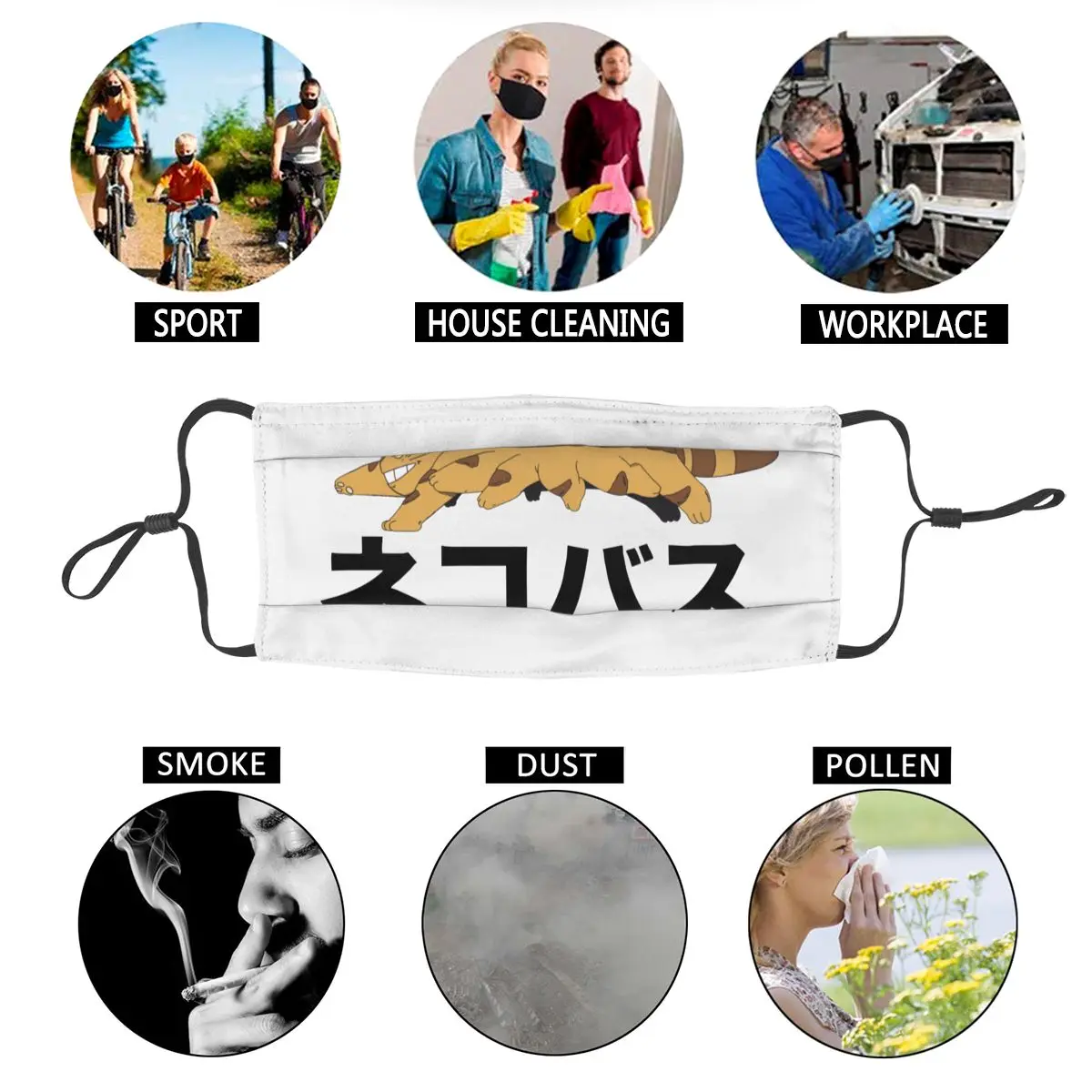 My Neighbor Totoro Cat Bus Men Women Reusable Face Mask Dustproof Protection Cover Respirator
My Neighbor Totoro Cat Bus Men Women Reusable Face Mask Dustproof Protection Cover Respirator