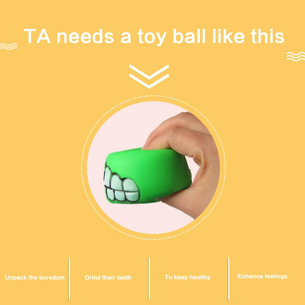 1pcs Pet Toys Teeth Cleaning Sounding Ball Vinyl Toys Dog Chewing Sounding Toy Puppy Squeaky Interactive Cat Toy Dog Supplies
1pcs Pet Toys Teeth Cleaning Sounding Ball Vinyl Toys Dog Chewing Sounding Toy Puppy Squeaky Interactive Cat Toy Dog Supplies