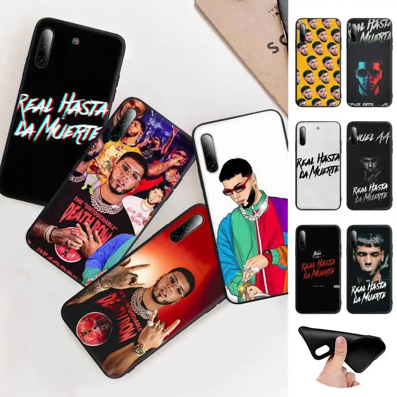 Rapper Anuel AA Real Hasta La Muerte Black Rubber Phone Cover For Redmi Note 6 8 9 Pro 10 9s 8t 7 5A 5 4 4x Case
Rapper Anuel AA Real Hasta La Muerte Black Rubber Phone Cover For Redmi Note 6 8 9 Pro 10 9s 8t 7 5A 5 4 4x Case