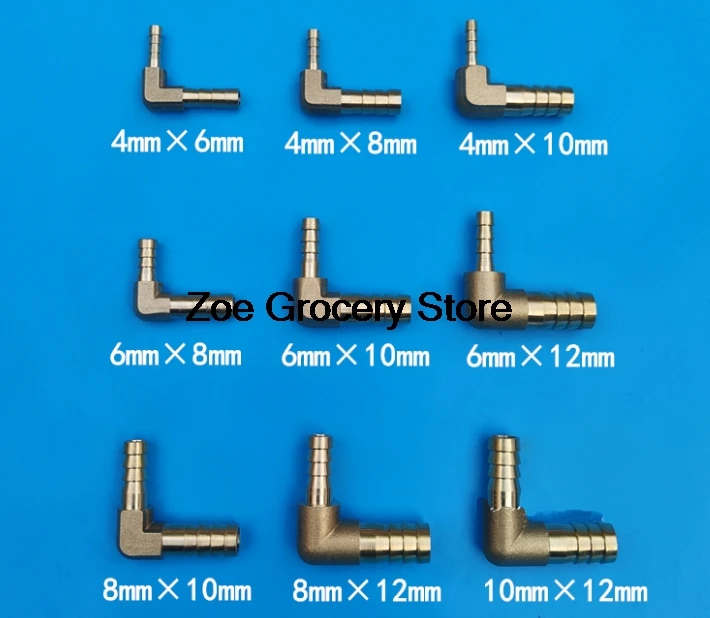 1Pc 4 6 8 10 12mm Hose Barbed x Hose Barbed Elbow L Type Brass Pipe Fitting Reducer Coupler Connector Adapter Air Fuel Gas Water
1Pc 4 6 8 10 12mm Hose Barbed x Hose Barbed Elbow L Type Brass Pipe Fitting Reducer Coupler Connector Adapter Air Fuel Gas Water