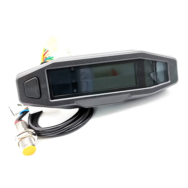 Universal RPM Motorcycle LCD Digital Speed Meter 0-1200rpm odemeter Electric Injection Speedometer Instrument For Russian KR200
Universal RPM Motorcycle LCD Digital Speed Meter 0-1200rpm odemeter Electric Injection Speedometer Instrument For Russian KR200