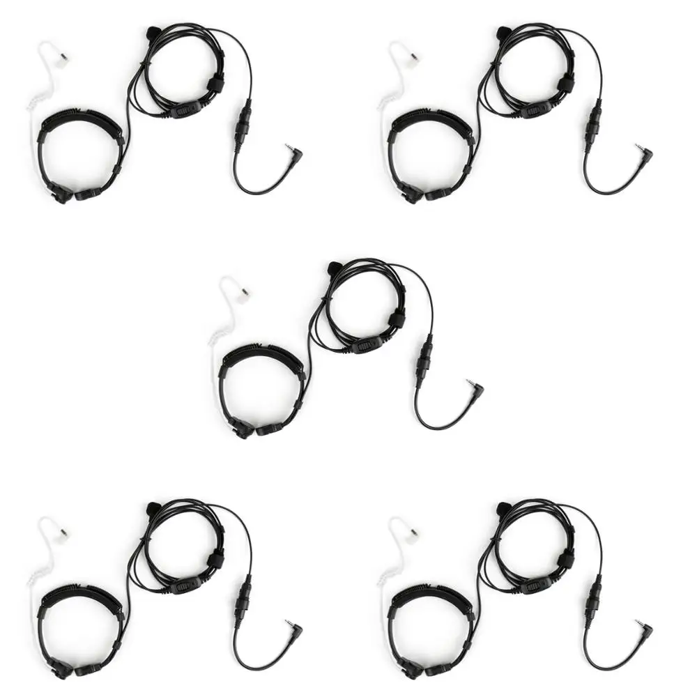 Artudatech 5Pcs 3.5mm Throat Microphone Covert Acoustic Tube PTT For YAESU VX1R VX168 FT10R FT40R FT50R FT60R Radio
Artudatech 5Pcs 3.5mm Throat Microphone Covert Acoustic Tube PTT For YAESU VX1R VX168 FT10R FT40R FT50R FT60R Radio