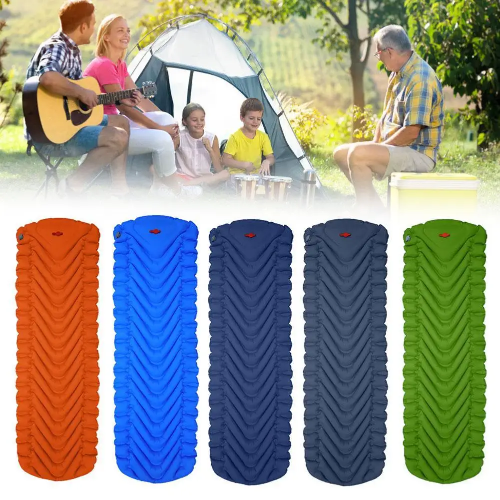 Ultralight Outdoor Inflatable Cushion Sleeping Camping Mattress Backpacking Hiking Mat Travel Sleeping Pad For Camping matt J5W0
Ultralight Outdoor Inflatable Cushion Sleeping Camping Mattress Backpacking Hiking Mat Travel Sleeping Pad For Camping matt J5W0