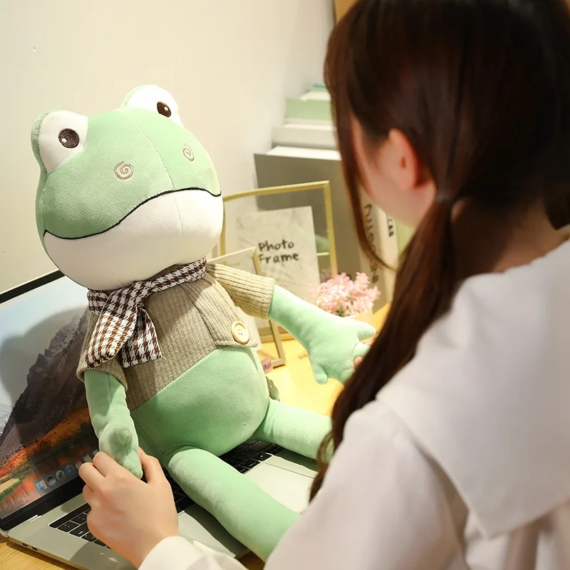 38cm-90cm Funny Long Legs Frog With Scarf Plush Toys Soft Stuffed Cartoon Animals Doll Kids Accompany Toys Boys Best Gifts
38cm-90cm Funny Long Legs Frog With Scarf Plush Toys Soft Stuffed Cartoon Animals Doll Kids Accompany Toys Boys Best Gifts
