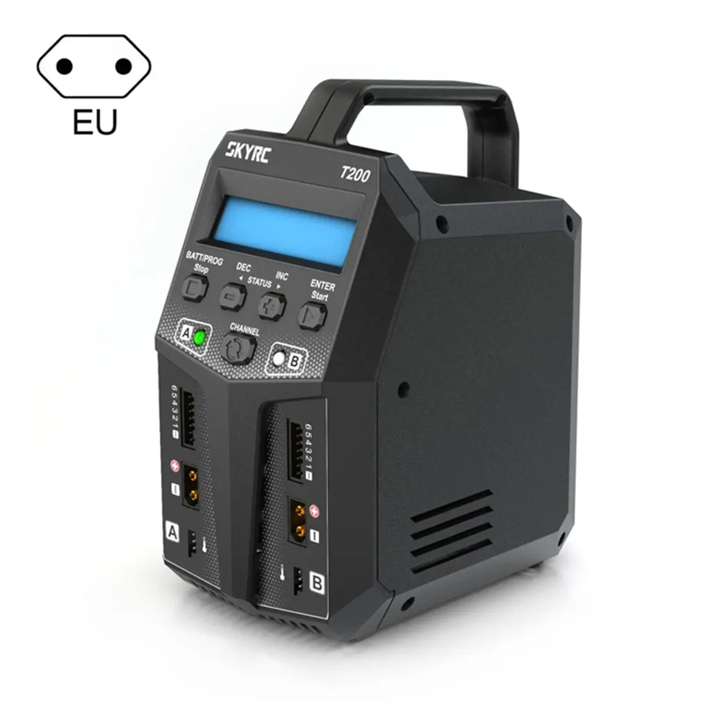 Балансирующее зарядное устройство SKYRC SK-100155-03 T200, 12 А, 100 Вт, два разъема XT60, 10 Вт, зарядное устройство Dis для LiHV LiPo Li-Ion LiFe NiMH NiCD аккумулятора
Балансирующее зарядное устройство SKYRC SK-100155-03 T200, 12 А, 100 Вт, два разъема XT60, 10 Вт, зарядное устройство Dis для LiHV LiPo Li-Ion LiFe NiMH NiCD аккумулятора