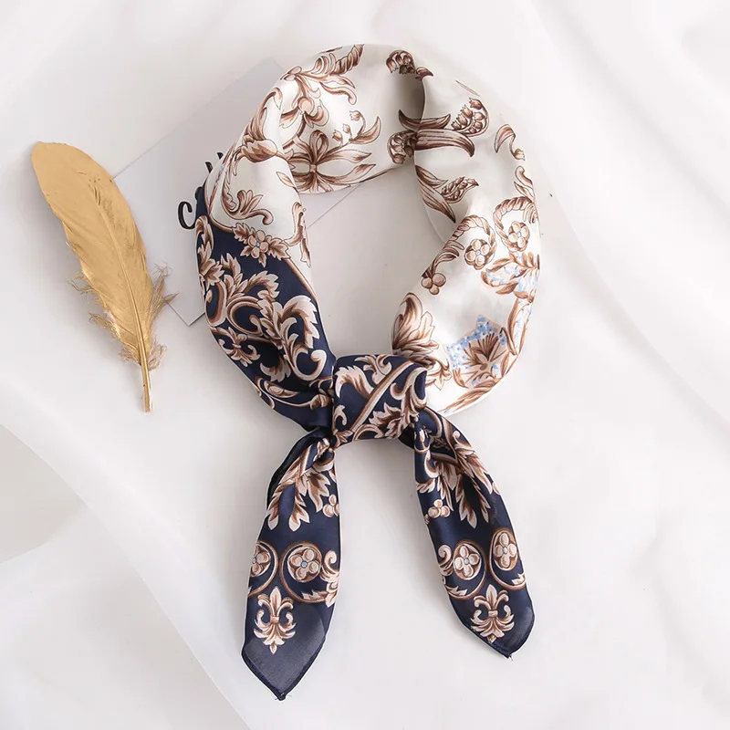 2021 Scarf Women Luxury Brand 70cm Square Sunscreen Silk Scarves Autumn Neckerchief Fashion Printed Ladies Chiffon Hijab Poncho
2021 Scarf Women Luxury Brand 70cm Square Sunscreen Silk Scarves Autumn Neckerchief Fashion Printed Ladies Chiffon Hijab Poncho