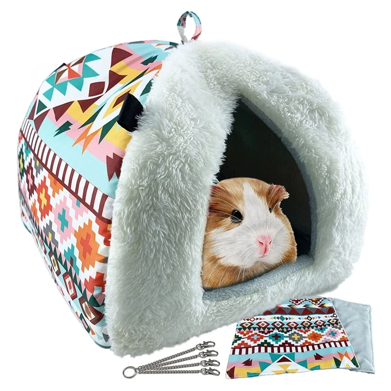 Golden Bear House Small Animal Warm Bed Colorful Hideout Swing Tent for Dwarf Hamster Junior Chipmunks Mini Gerbils R7UA 
Golden Bear House Small Animal Warm Bed Colorful Hideout Swing Tent for Dwarf Hamster Junior Chipmunks Mini Gerbils R7UA