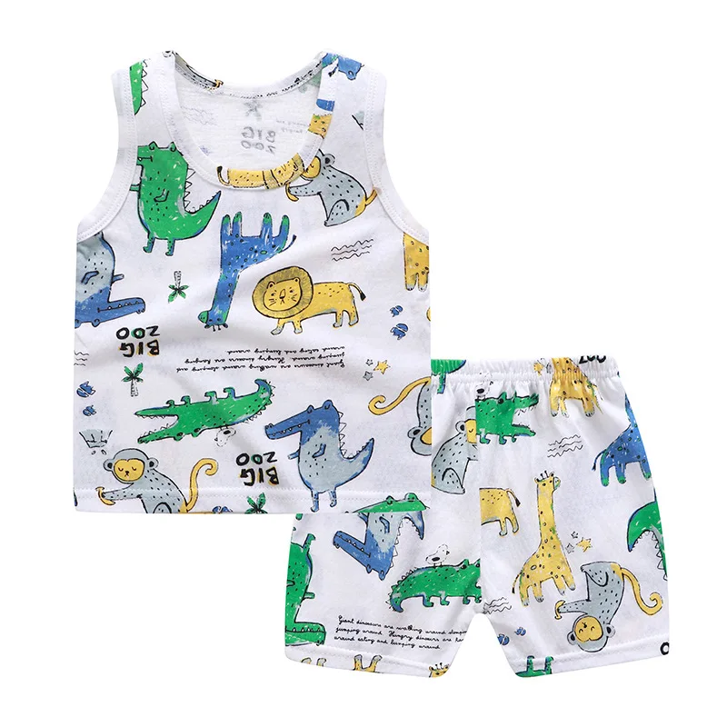 Boys Summer Clothing Set Kids Boys Beach Set Cotton Sleeveless T-shirt+shorts 2pcs children Boys Tracksuit
Boys Summer Clothing Set Kids Boys Beach Set Cotton Sleeveless T-shirt+shorts 2pcs children Boys Tracksuit