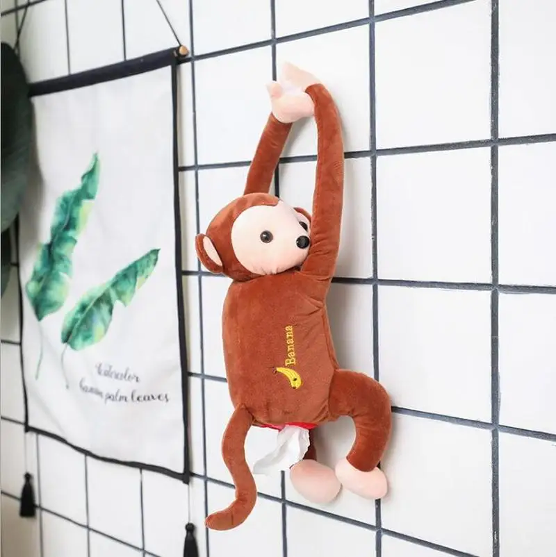 43cm Cute Monkey Toy Hand Tissue Box Holder Sexy Long Arms Gibbon Pink Brown Monkeys Car Home Plushie Kids Gift
43cm Cute Monkey Toy Hand Tissue Box Holder Sexy Long Arms Gibbon Pink Brown Monkeys Car Home Plushie Kids Gift