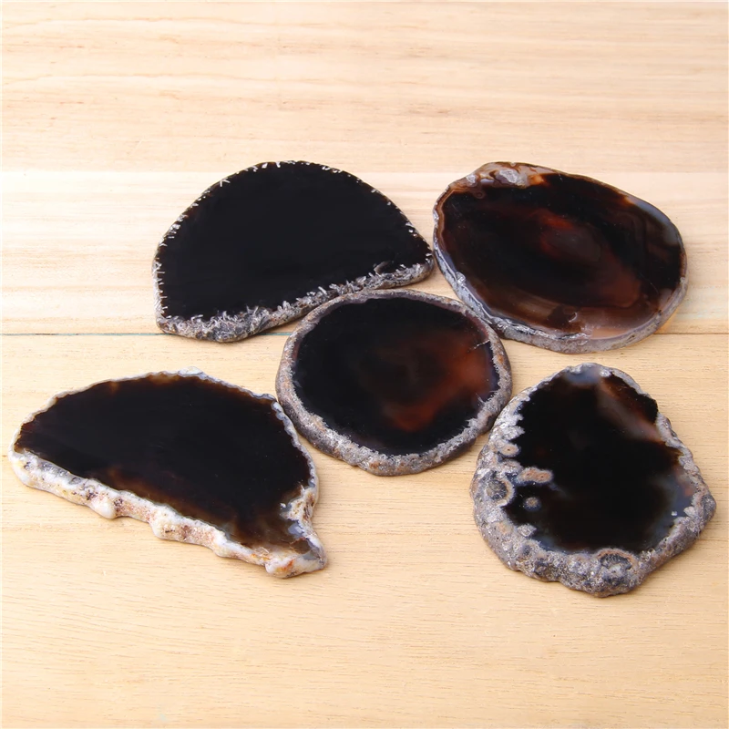 1 Piece Natural Agates Slice Geode 50-80 mm Irregular Black Druzy Agates Slab Pendant Mineral Gem Beads Agates Place Name Card
1 Piece Natural Agates Slice Geode 50-80 mm Irregular Black Druzy Agates Slab Pendant Mineral Gem Beads Agates Place Name Card