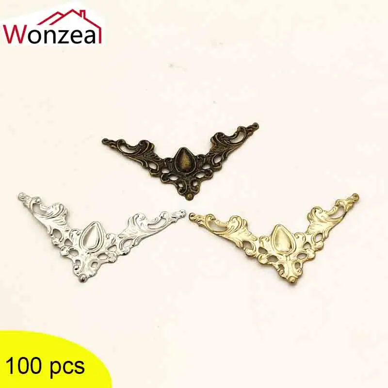 100PCS Wonzeal Book Corner Protector Box Scrapbook Metal Album Corner Decorative Protector Furniture Hardware Wholesale
100PCS Wonzeal Book Corner Protector Box Scrapbook Metal Album Corner Decorative Protector Furniture Hardware Wholesale