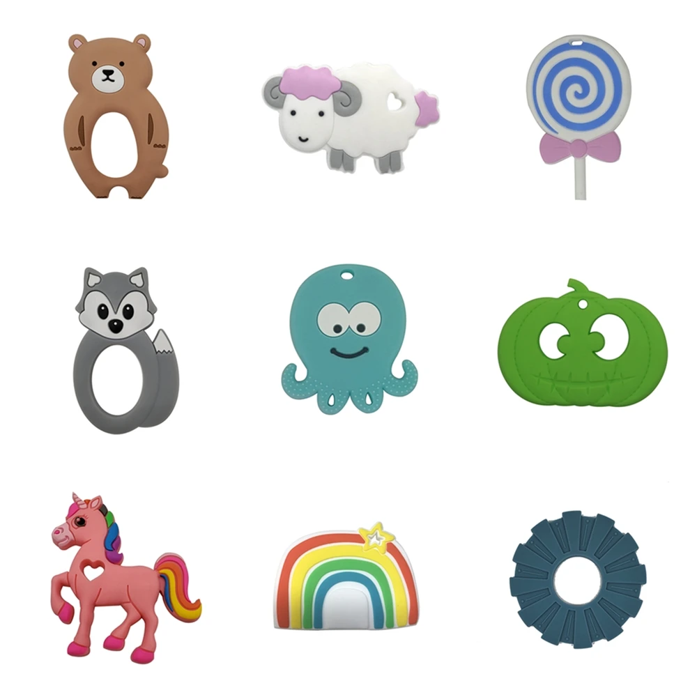 1pc Baby Animal Silicone Teethers Fox Bear Baby Teething Product Accessories For DIY Pacifier Chains BPA Free
1pc Baby Animal Silicone Teethers Fox Bear Baby Teething Product Accessories For DIY Pacifier Chains BPA Free