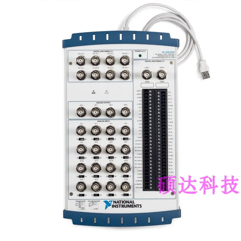 Карта сбора данных NI USB-6229 BNC 780116-01 USB-карта встроенный внешний источник питания
