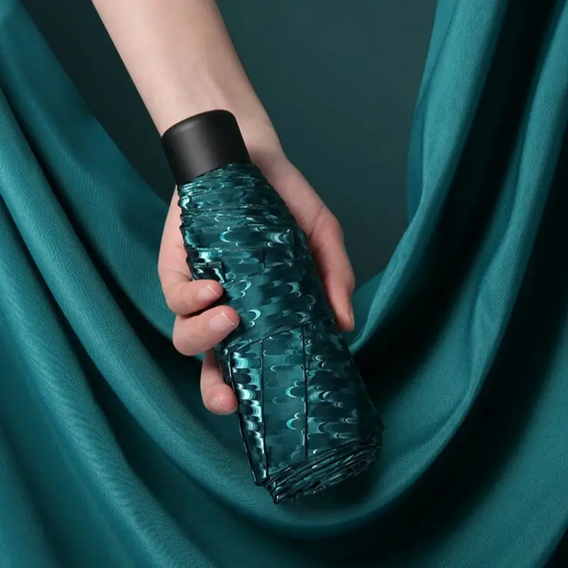 3D Prints Mini Pocket Umbrellas Five Holding Portable Outdoor Travel Folding Women Ultralight Sun Protection UV Rain Umbrella
3D Prints Mini Pocket Umbrellas Five Holding Portable Outdoor Travel Folding Women Ultralight Sun Protection UV Rain Umbrella