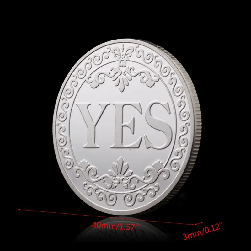 Floral Two-sided YES Letter Ornaments Collection Arts Gifts Souvenir Commemorative Coin Collection Enthusiasts Challenge Coin Ma
Floral Two-sided YES Letter Ornaments Collection Arts Gifts Souvenir Commemorative Coin Collection Enthusiasts Challenge Coin Ma