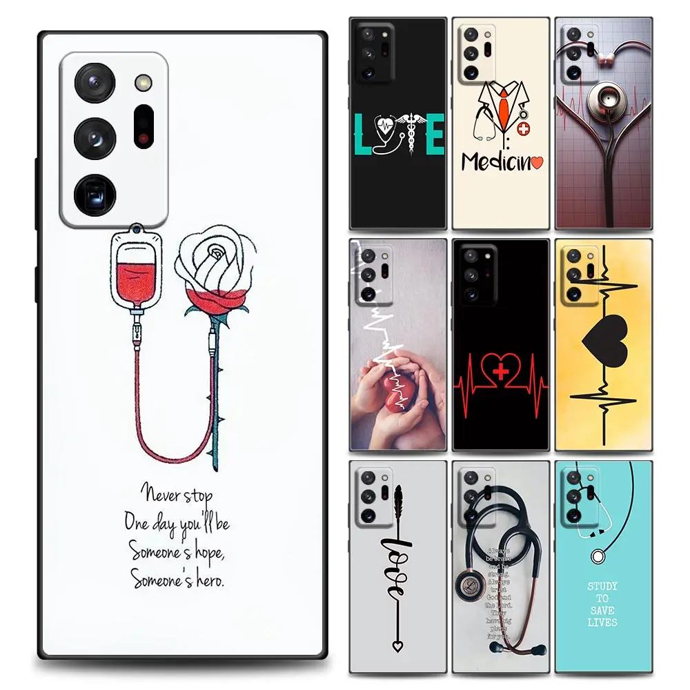 Nurse Heart and Stethoscop Samsung Case for Note 8 Note 9 Note 10 M11 M12 M30s M32 M21 M51 F41 F62 M01 Soft Silicone Cover
Nurse Heart and Stethoscop Samsung Case for Note 8 Note 9 Note 10 M11 M12 M30s M32 M21 M51 F41 F62 M01 Soft Silicone Cover