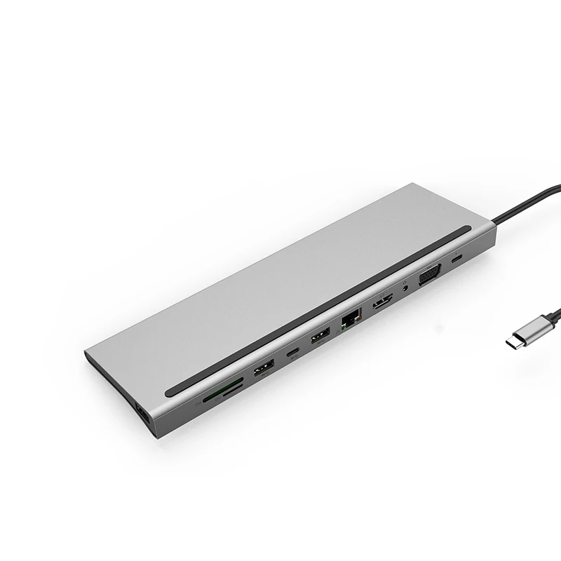 11 in 1 USB Type C Hub Adapter Laptop Docking Station HDMI VGA RJ45 PD For MacBook HP Lenovo Surface Compatible Thunderbolt 3
11 in 1 USB Type C Hub Adapter Laptop Docking Station HDMI VGA RJ45 PD For MacBook HP Lenovo Surface Compatible Thunderbolt 3