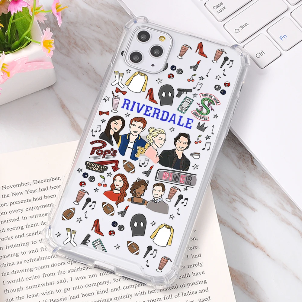 TV Riverdale Phone Case For iPhone 12 11 Pro MAX XR Case Clear Silicone Soft For iPhone SE 2020 7 8 Plus Cases Shell Anti Fall 
TV Riverdale Phone Case For iPhone 12 11 Pro MAX XR Case Clear Silicone Soft For iPhone SE 2020 7 8 Plus Cases Shell Anti Fall
