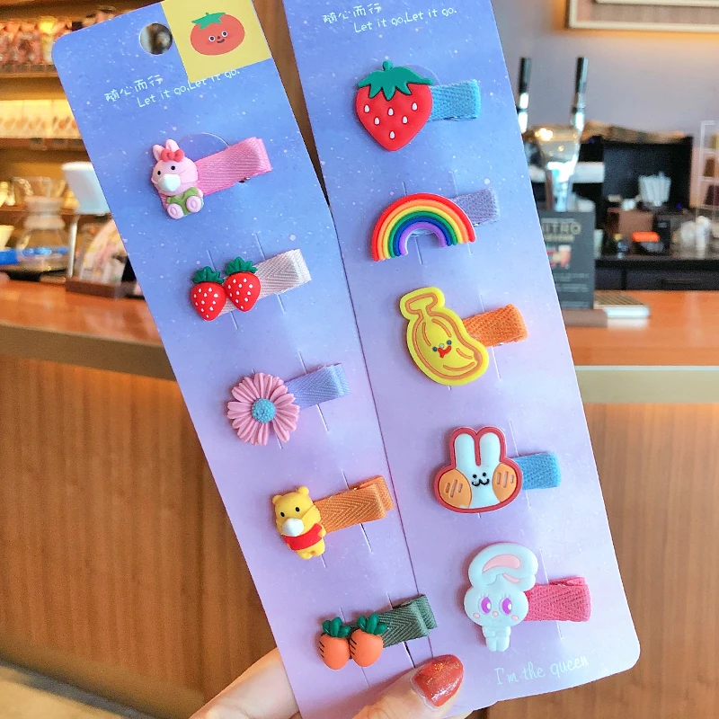 5/10 Pcs Children Cute Candy Cartoon Fruit Flower Ornament Baby Hair Clips Girls Lovely Hairpins Kids Hair Accessories
5/10 Pcs Children Cute Candy Cartoon Fruit Flower Ornament Baby Hair Clips Girls Lovely Hairpins Kids Hair Accessories