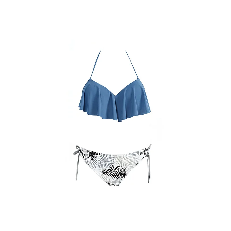 Korean version of the new sexy small chest bikini three-piece long-sleeved blouse small fragrance wind ruffle swimsuit women
Korean version of the new sexy small chest bikini three-piece long-sleeved blouse small fragrance wind ruffle swimsuit women