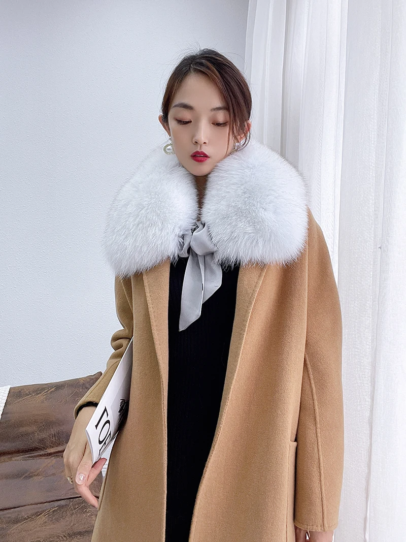 MS.Minshu New Arrival Fox Fur Collar With Detachable Ribbon Large Real Fox Fur Necklace Genuine Fur Collar Scarf for Women
MS.Minshu New Arrival Fox Fur Collar With Detachable Ribbon Large Real Fox Fur Necklace Genuine Fur Collar Scarf for Women