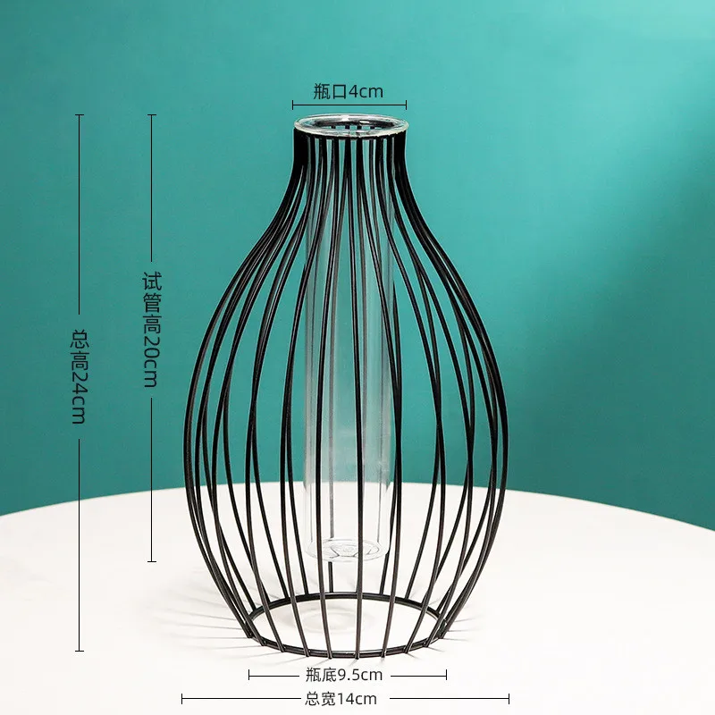 Nordic Simple Flower Stand Iron Frame Vase Simple Family Flower Rack Bottle Ornament Christmas Decoration Pot Holder Jarrones
Nordic Simple Flower Stand Iron Frame Vase Simple Family Flower Rack Bottle Ornament Christmas Decoration Pot Holder Jarrones
