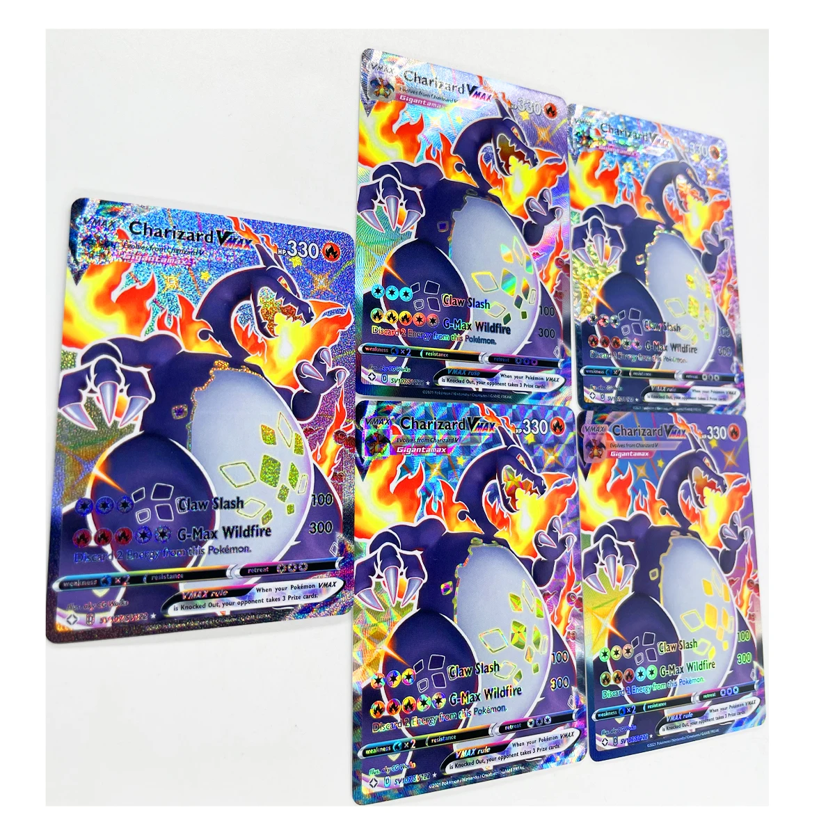 55pcs/set Pokemon VMAX Charizard DIY Toys Hobbies Hobby Collectibles Game Collection Anime Cards for Children Christmas gift
55pcs/set Pokemon VMAX Charizard DIY Toys Hobbies Hobby Collectibles Game Collection Anime Cards for Children Christmas gift