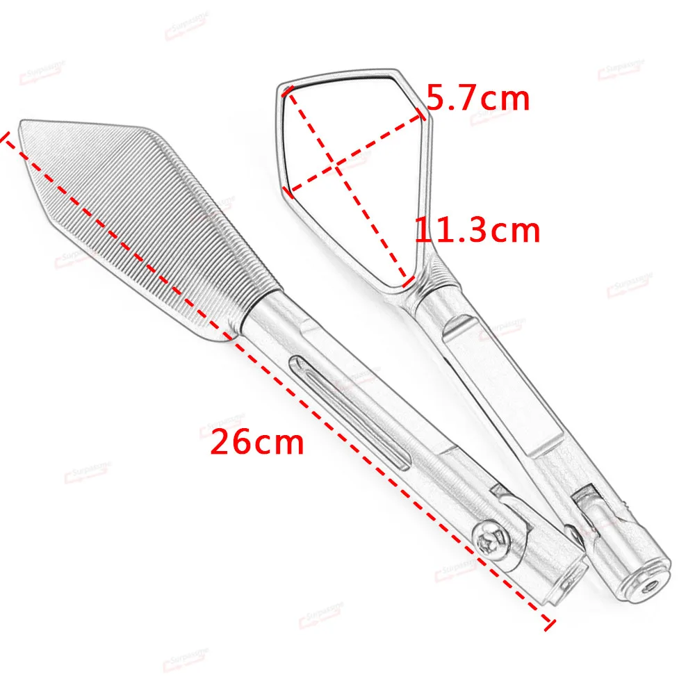 Universal CNC Aluminum Motorcycle Rearview Mirror Motorbike Side Mirror For Automotive Motocross Scooter Dirt Bike Accessories
Universal CNC Aluminum Motorcycle Rearview Mirror Motorbike Side Mirror For Automotive Motocross Scooter Dirt Bike Accessories