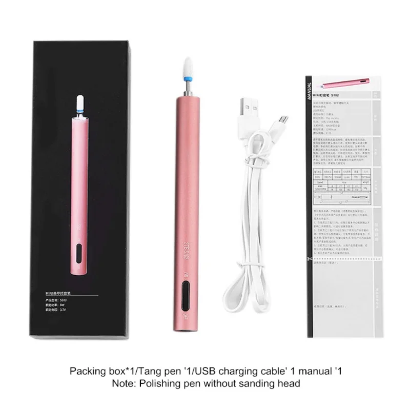 Nails Polish Pen USB Rechargeable With LED Light Nail Drills For Acrylic Nails Manicure Pedicure Polishing Shape Tools
Nails Polish Pen USB Rechargeable With LED Light Nail Drills For Acrylic Nails Manicure Pedicure Polishing Shape Tools