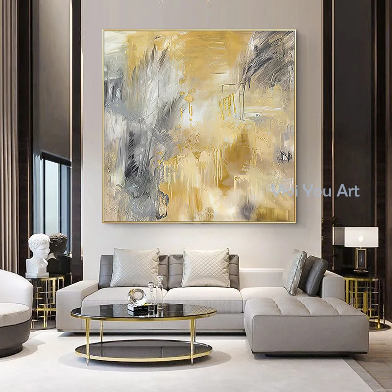 Square Hand High Quality Abstract Canvas Oil Painting Thick Textured Wall Art Large Modern Living Room Decoration ARTWORK NEW
Square Hand High Quality Abstract Canvas Oil Painting Thick Textured Wall Art Large Modern Living Room Decoration ARTWORK NEW