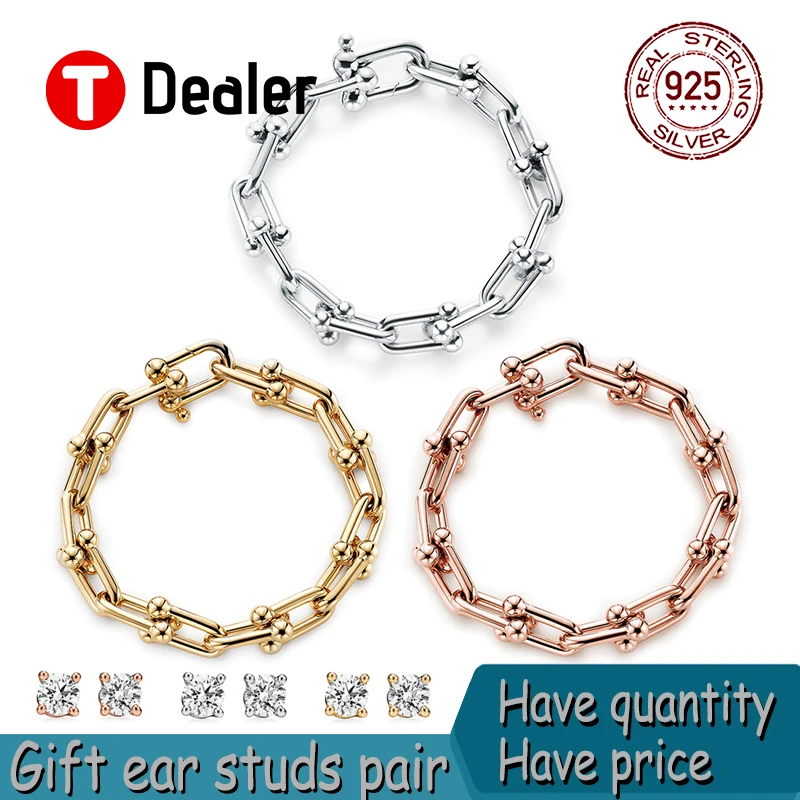 Ring Buckle Beads 925 Sterling Silver Bracelet Girls New Holiday Gift Luxury Boutique Jewelry Fashion Party Elegant High Quality
Ring Buckle Beads 925 Sterling Silver Bracelet Girls New Holiday Gift Luxury Boutique Jewelry Fashion Party Elegant High Quality