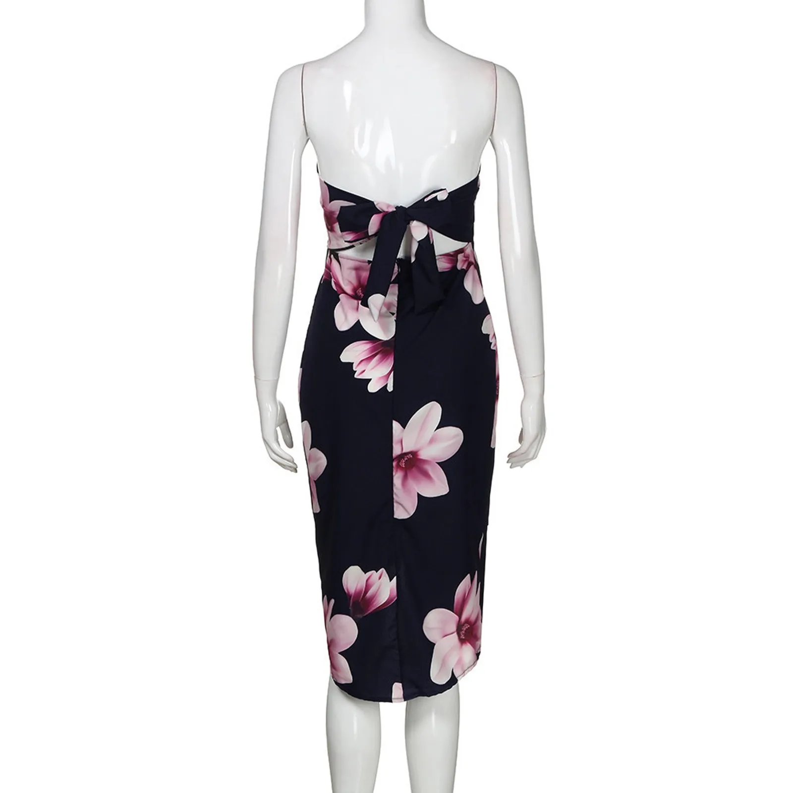 40# Wrap Hip Sheath Dress Woman Elegant Floral Printing Summer Dress Strapless Ruffles Ankle Length Dress Sexy Slim Vestidos
40# Wrap Hip Sheath Dress Woman Elegant Floral Printing Summer Dress Strapless Ruffles Ankle Length Dress Sexy Slim Vestidos