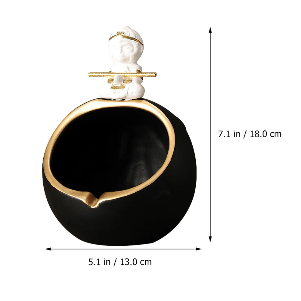 1pc Ceramic Ashtray Decorative Ashtray Ornament Desktop Adornment 
1pc Ceramic Ashtray Decorative Ashtray Ornament Desktop Adornment